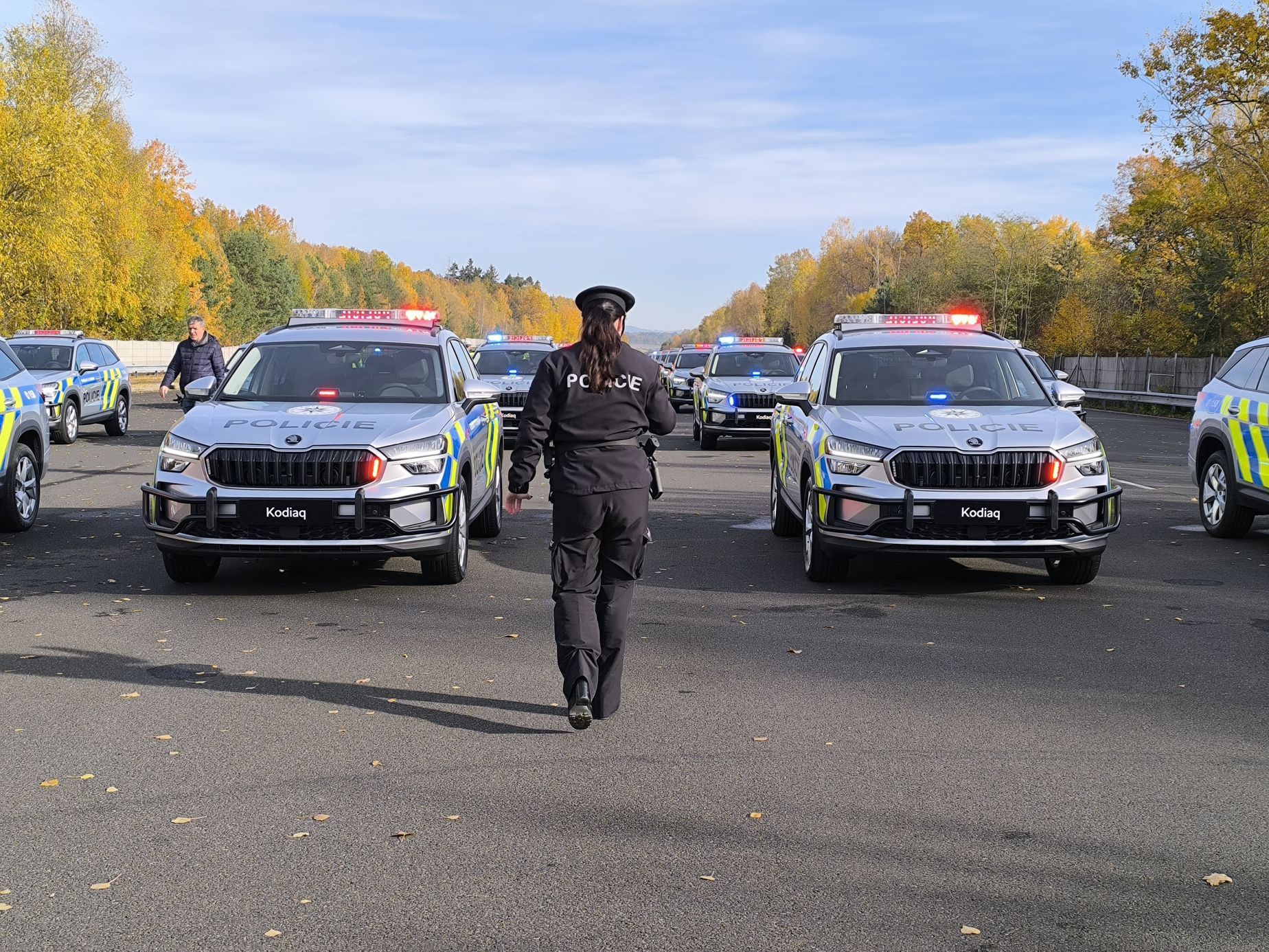 Policie Škoda Kodiaq  předávání nových vozů