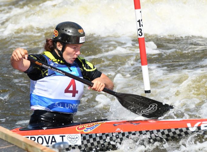 Kanoistka Tereza Fišerová na ME v Praze 2018