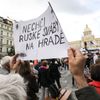 Demonstrace Milion chvilek Václavské náměstí 20. 5. 2021 za odstoupení Marie Benešové