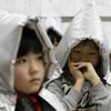 Japonsko rok po katastrofě - nácvik evakuace (děti)