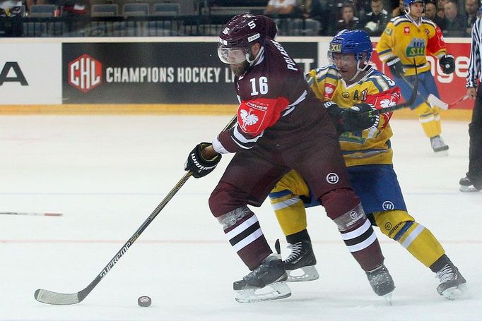 Liga mistrů Sparta vs. Storhamar v O2 aréně (Adam Polášek)