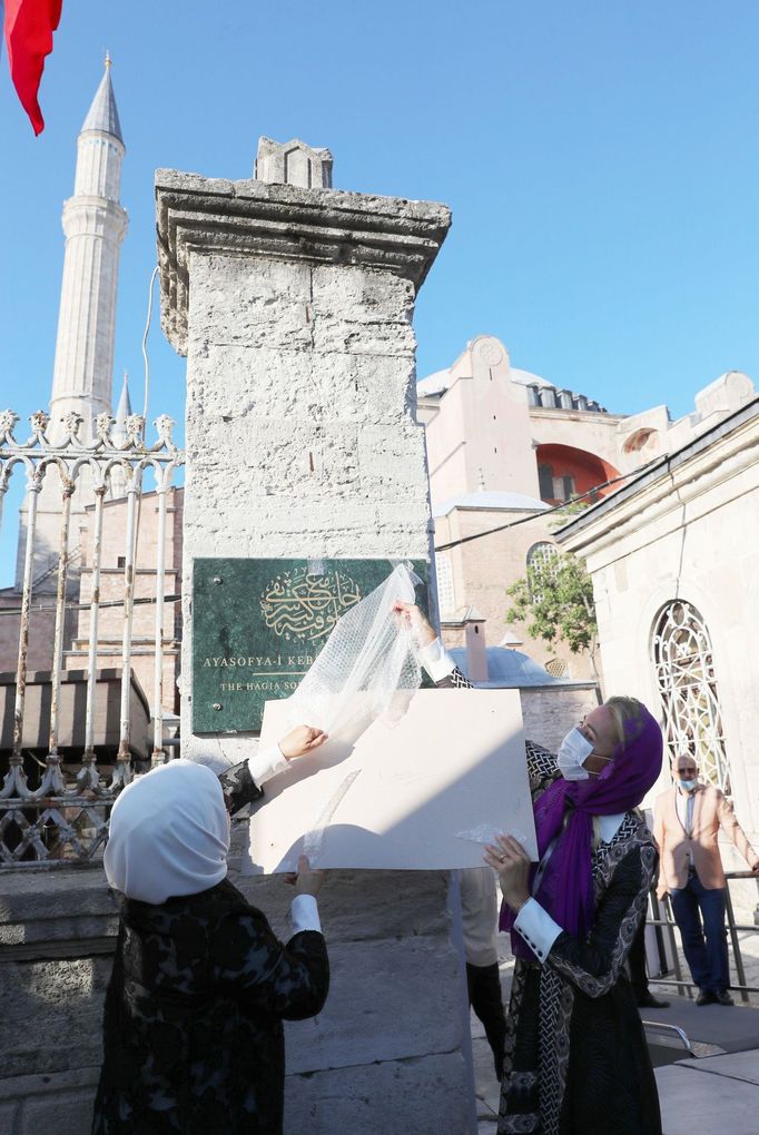 Hagia Sofia před otevřením jako mešity