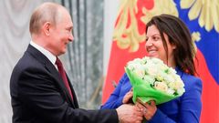 Putinova hlavní propagandistka Margarita Simonyanová