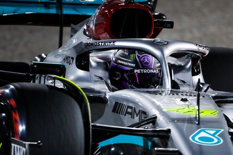 Testy F1 v Sáchiru 2022: Lewis Hamilton, Mercedes
