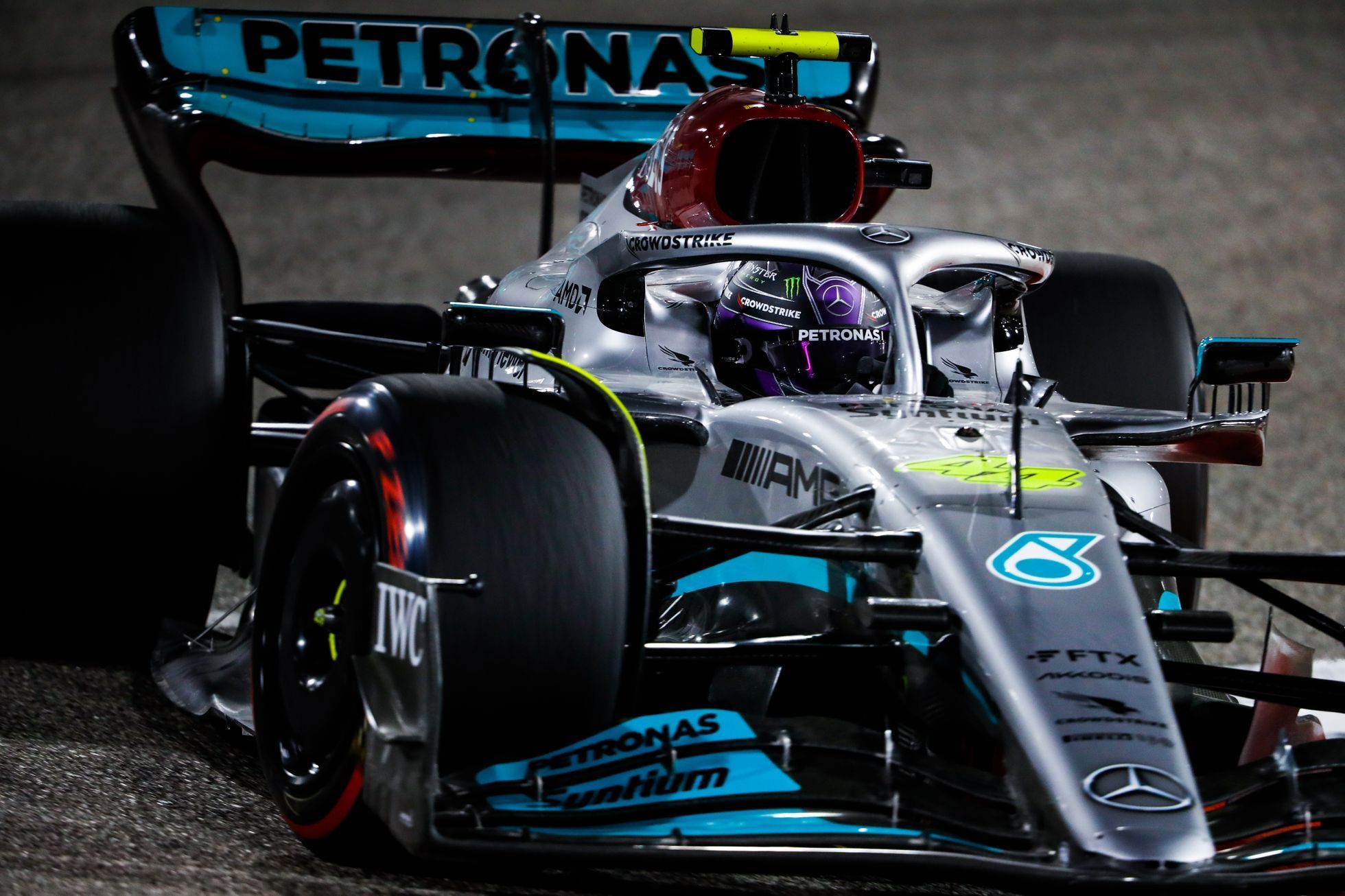 Testy F1 v Sáchiru 2022: Lewis Hamilton, Mercedes
