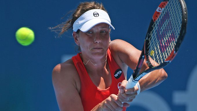 Barbora Strýcová na turnaji v Sydney.