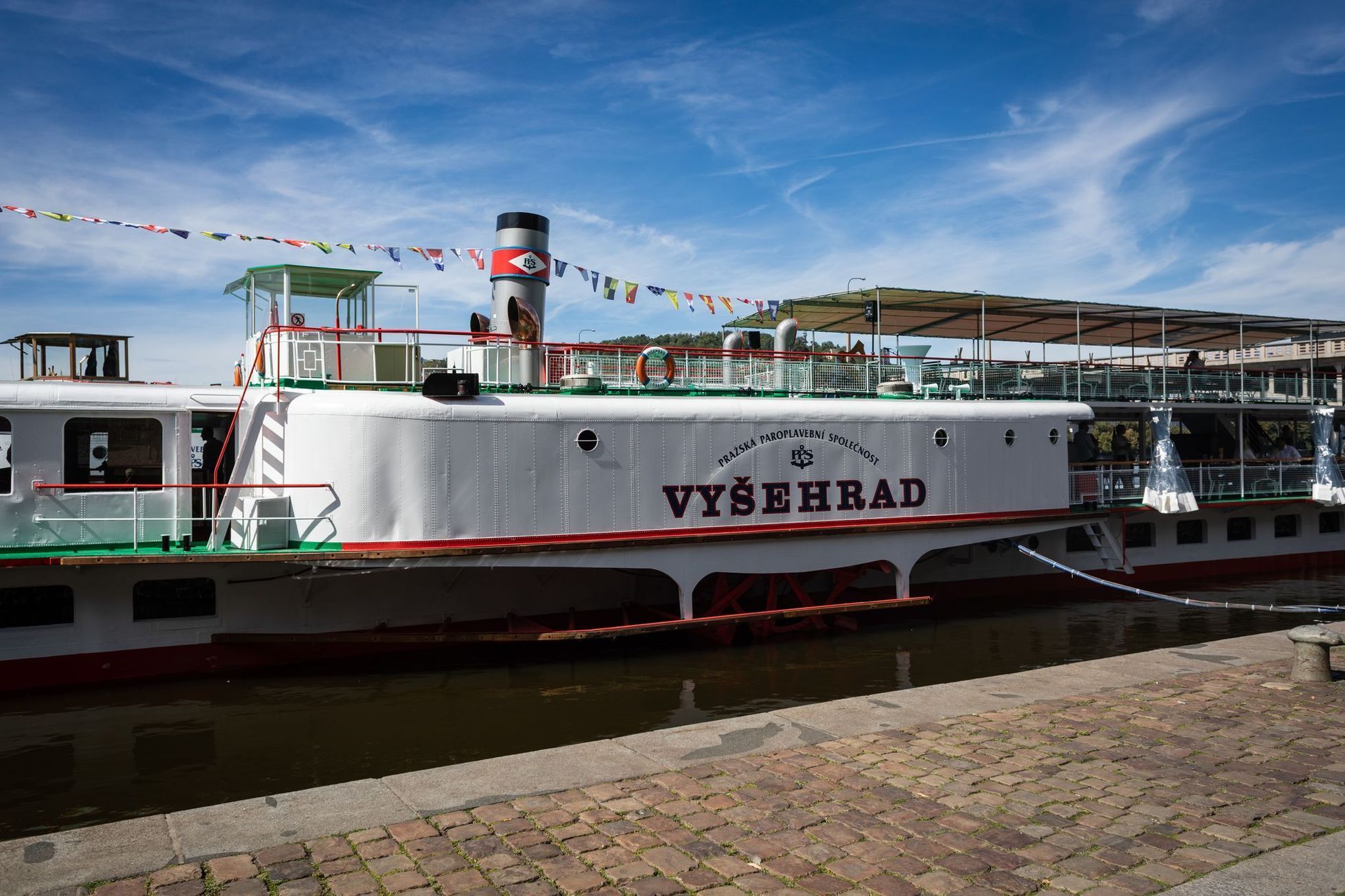 Parník Vyšehrad Muzeum paroplavby Praha