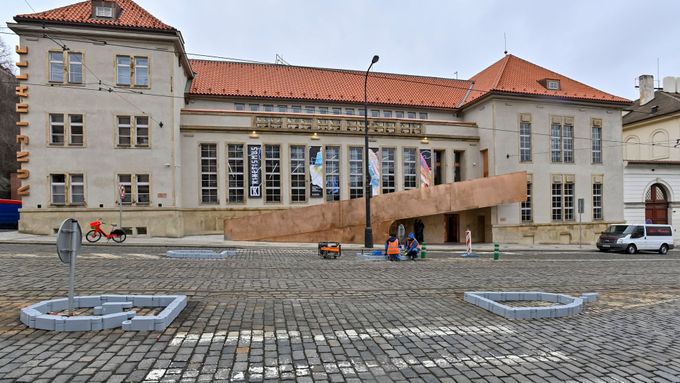 Pohled na novou Kunsthalle Praha.
