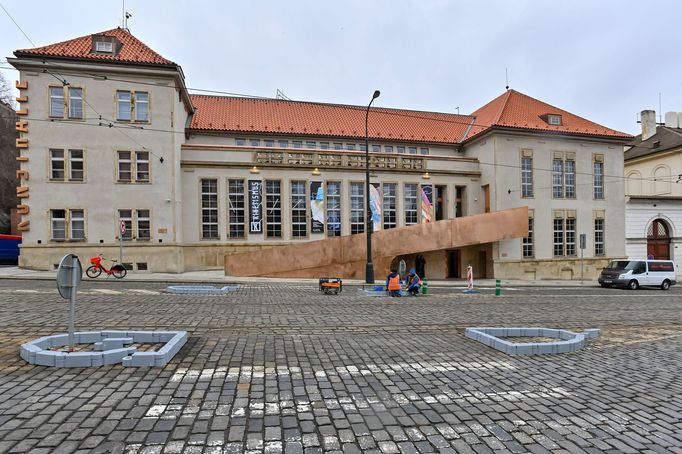 Pohled na novou Kunsthalle Praha.