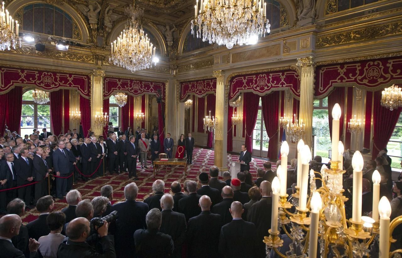Inaugurace Francoise Hollanda