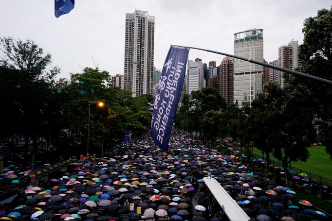 Protesty v Hongkongu