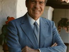 Prezident Nixon, ústřední postava záležitosti Watergate.