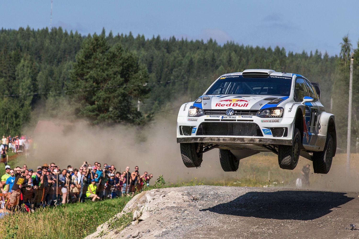 Finská rallye 2013: Sébastien Ogier, Volkswagen Polo R WRC