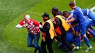 Euro 2016: Turecko-Chorvatsko: chorvatský fanoušek vnikl na hřiště