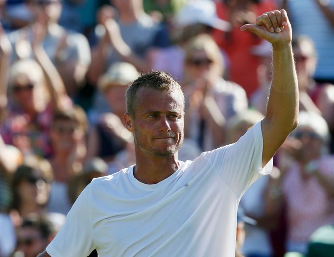 Lleyton Hewitt se loučí s Wimbledonem.