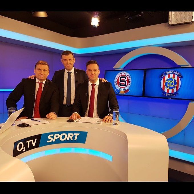 Horst Siegl ve studiu O2 TV Sport