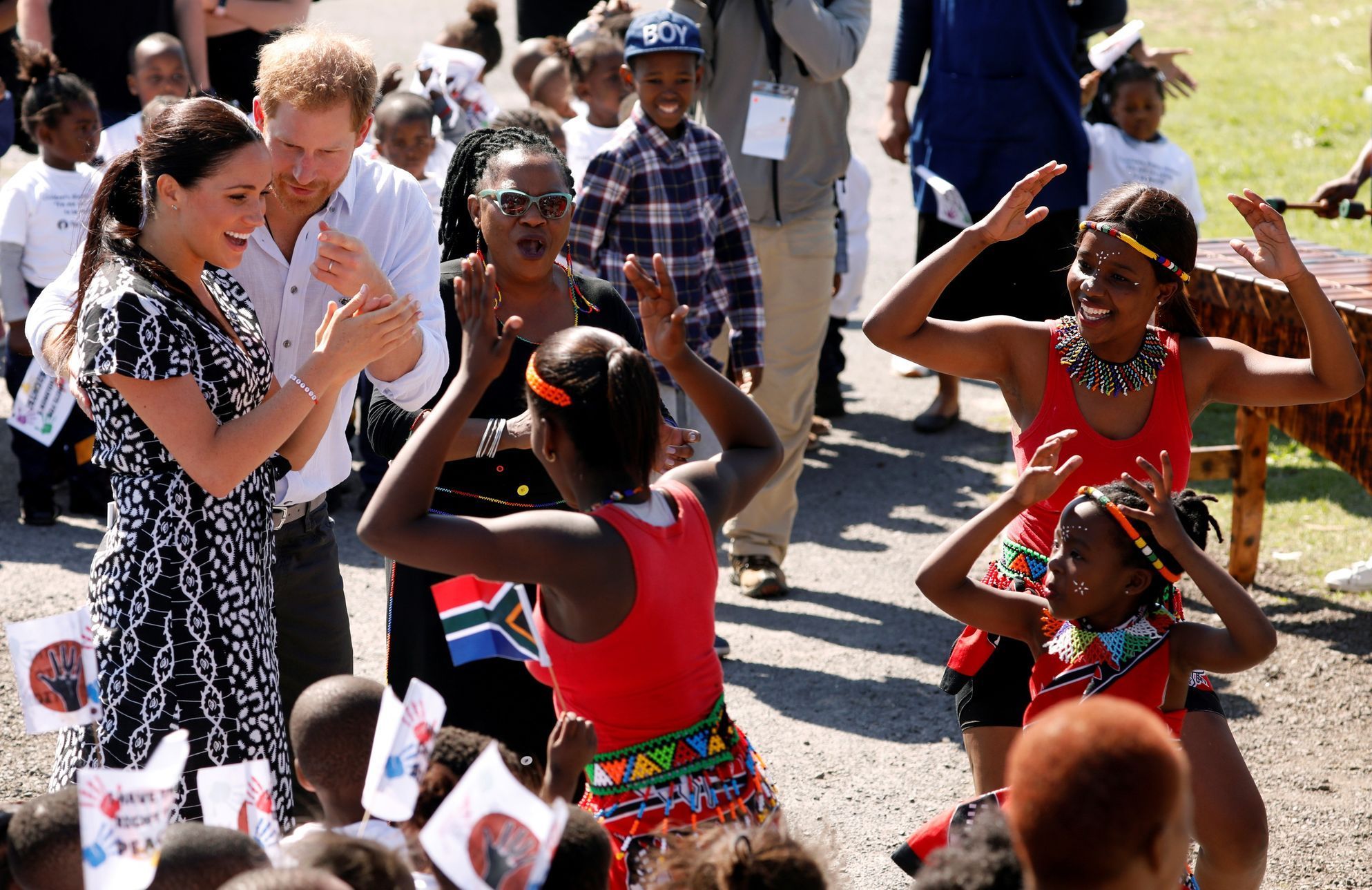 Princ Harry a vévodkyně Meghan v JAR