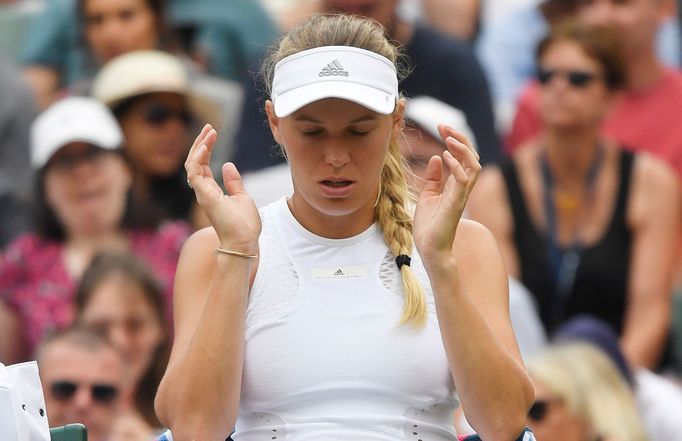 Caroline Wozniacká na Wimbledonu 2018