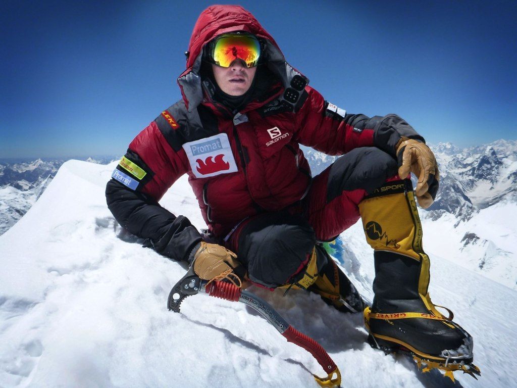 Tomáš Petreček - summit - Gasherbrum I