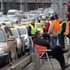 Taxikáři blokují Prahu