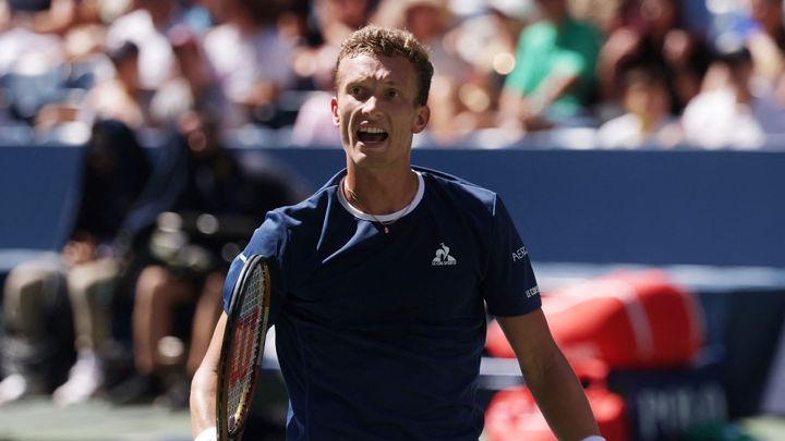 Skvělý Lehečka. Udolal francouzského veterána a zahraje si čtvrtfinále US Open; Zdroj foto: Reuters
