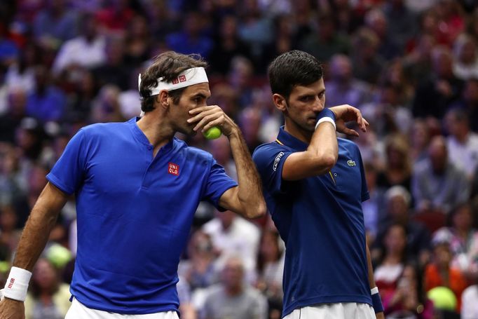 Laver Cup 2018: Novak Djokovič, Roger Federer