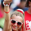 Euro 2016, Polsko-Švýcarsko: polská fanynka