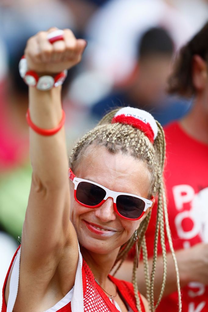 Euro 2016, Polsko-Švýcarsko: polská fanynka