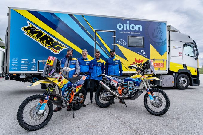 Orion - Moto Racing Group před Rallye Dakar 2023
