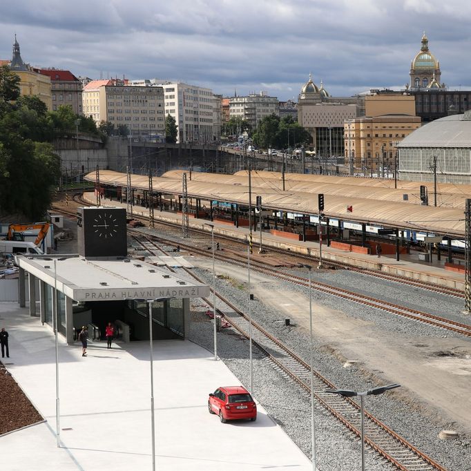 Podchod na hlavním nádraží, který propojuje centrum metropole se Žižkovem.