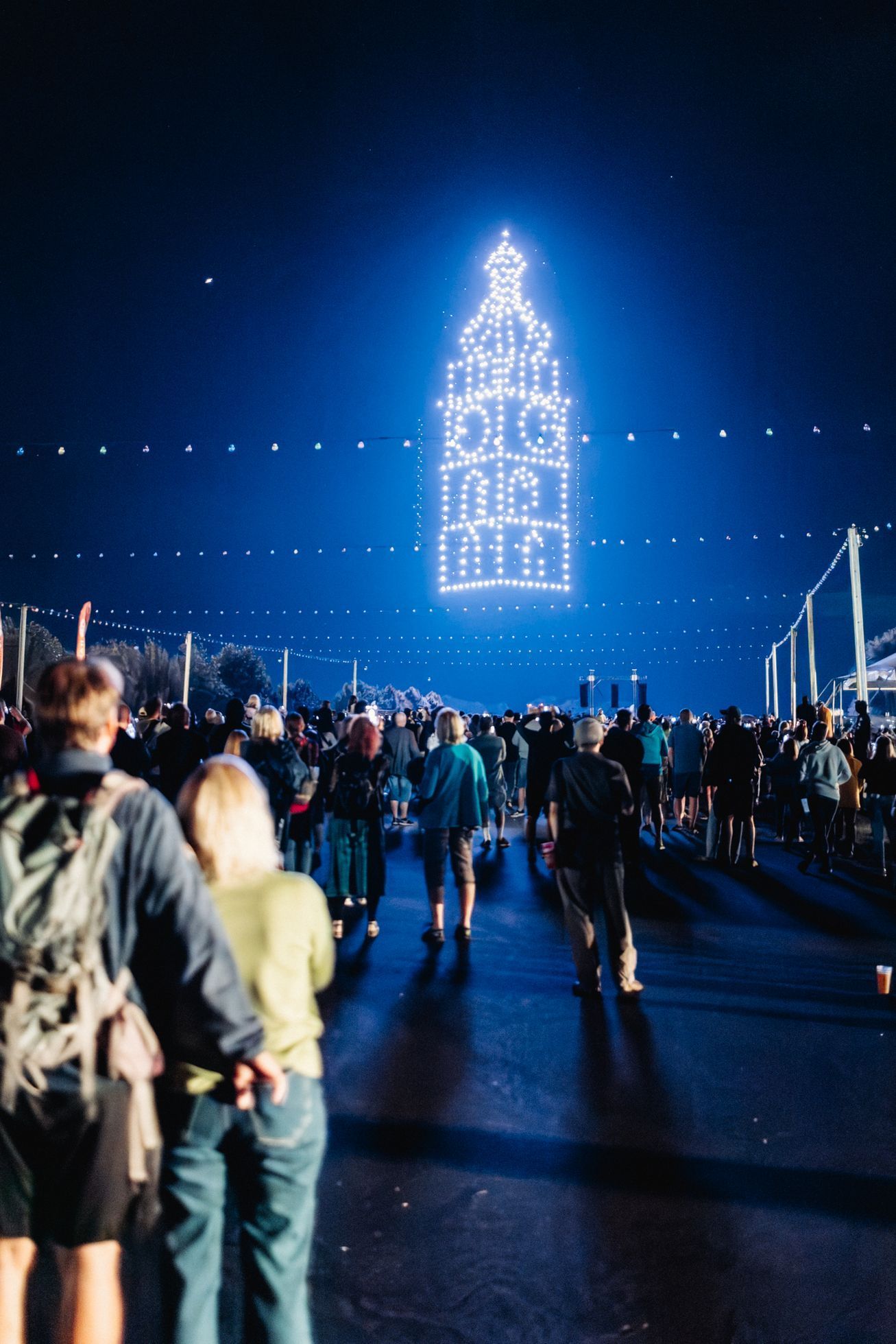 Dronová show v Hradci Králové