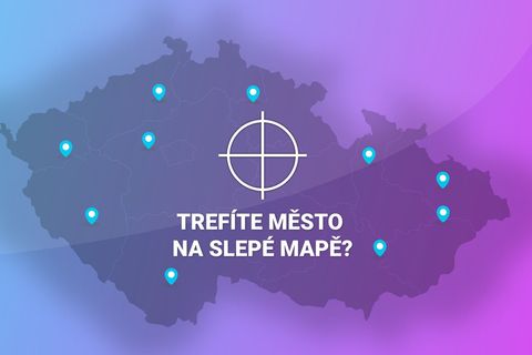 Trefte město na slepé mapě Česka. Vyzkoušejte si, jak dobře znáte vlastní zemi