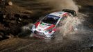 Kalle Rovanperä v Toyotě při Mexické rallye 2020