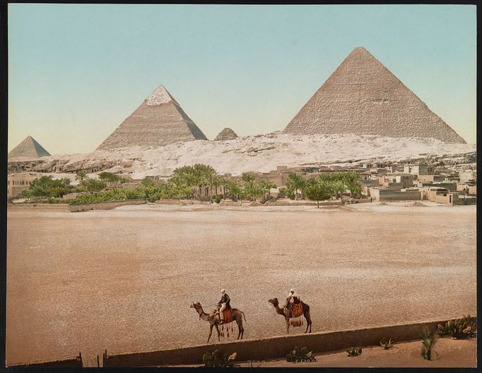 Egypt 1898 - 1905 na fotkách. Z kolekce fotochromových tisků Library of Congress