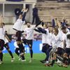 Chorvatští fotbalisté slaví postup na MS 2022