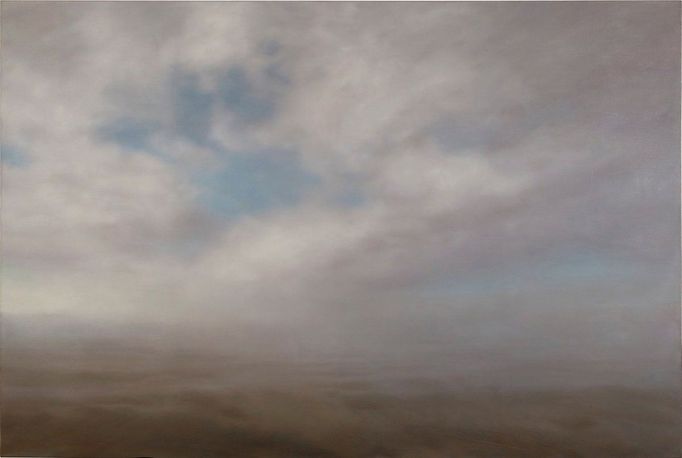 Gerhard Richter: Pohled na moře, 1975, olej na plátně, 200 cm x 300 cm.