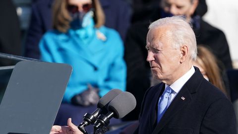Bidenův inaugurační projev: Budu prezident všech Američanů, obnovím stará spojenectví