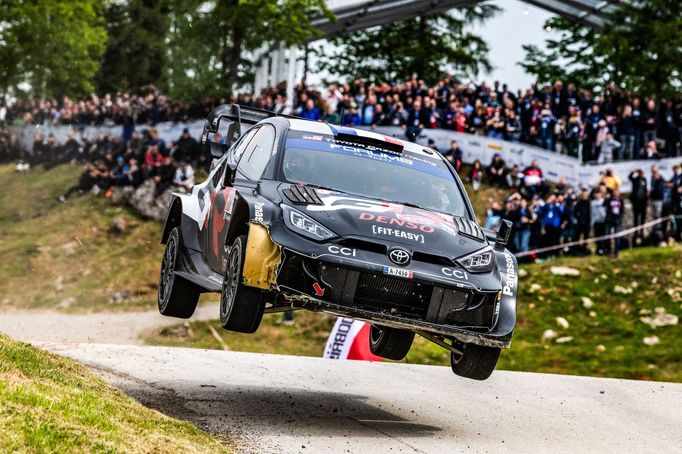 Sébastien Ogier, Toyota na trati Chorvatské rallye 2023