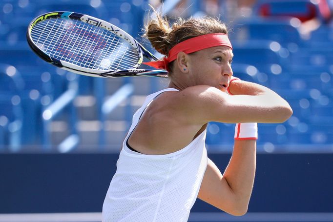 Lucie Šafářová na turnaji v Cincinnati