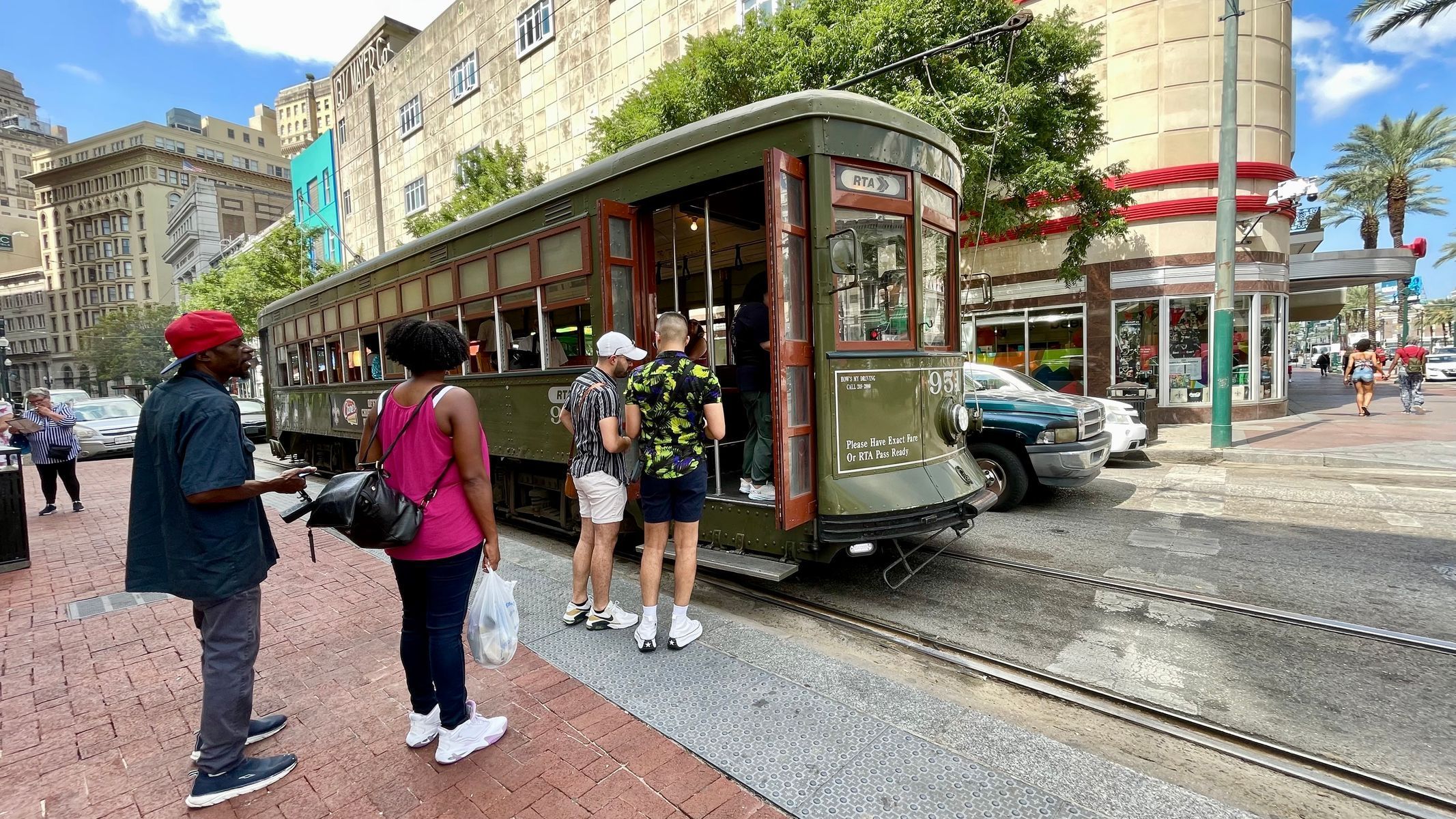 Tramvaje, New Orleans, historie