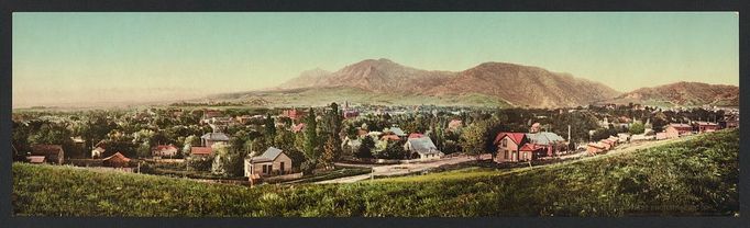 Historické fotky, fotochrom. Colorado krátce po odeznění zlaté horečky 1890-1905.