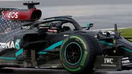 Lewis Hamilton v Mercedesu ve Velké ceně Turecka F1 2020