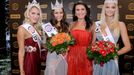 Česká Miss 2012 - Linda Bartošová, Tereza Chlebovská, Michaela Maláčová a Tereza Fajksová