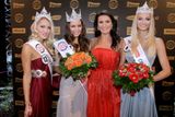 Česká Miss 2012 - Linda Bartošová, Tereza Chlebovská, Michaela Maláčová a Tereza Fajksová