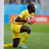 Khadim Ndiaye v zápase Japonsko - Senegal na MS 2018