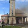 Pořár kostela v Mirovicích na Písecku