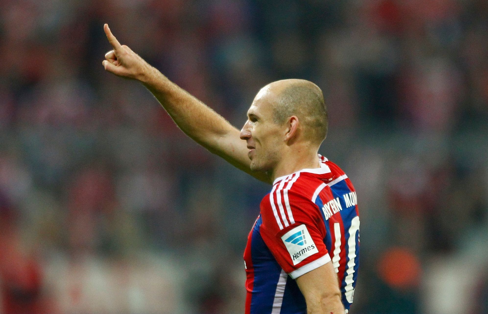 Bayern Mnichov - Dortmund: Arjen Robben