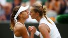 3. kolo Wimbledonu 2019: Petra Kvitová a Magda Linetteová