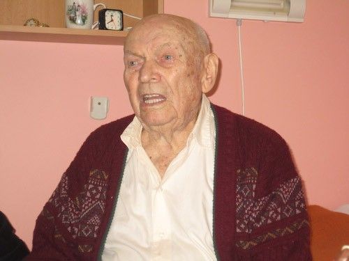 Nejstarší muž Karel Kašpárek