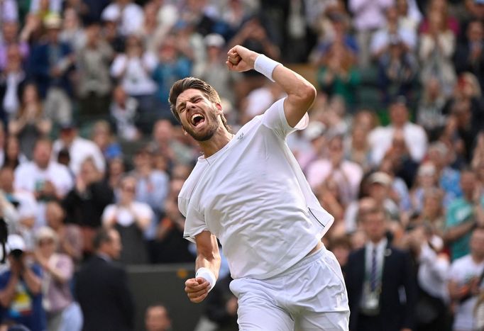 Wimbledon 2022, 3. den (Cameron Norrie)